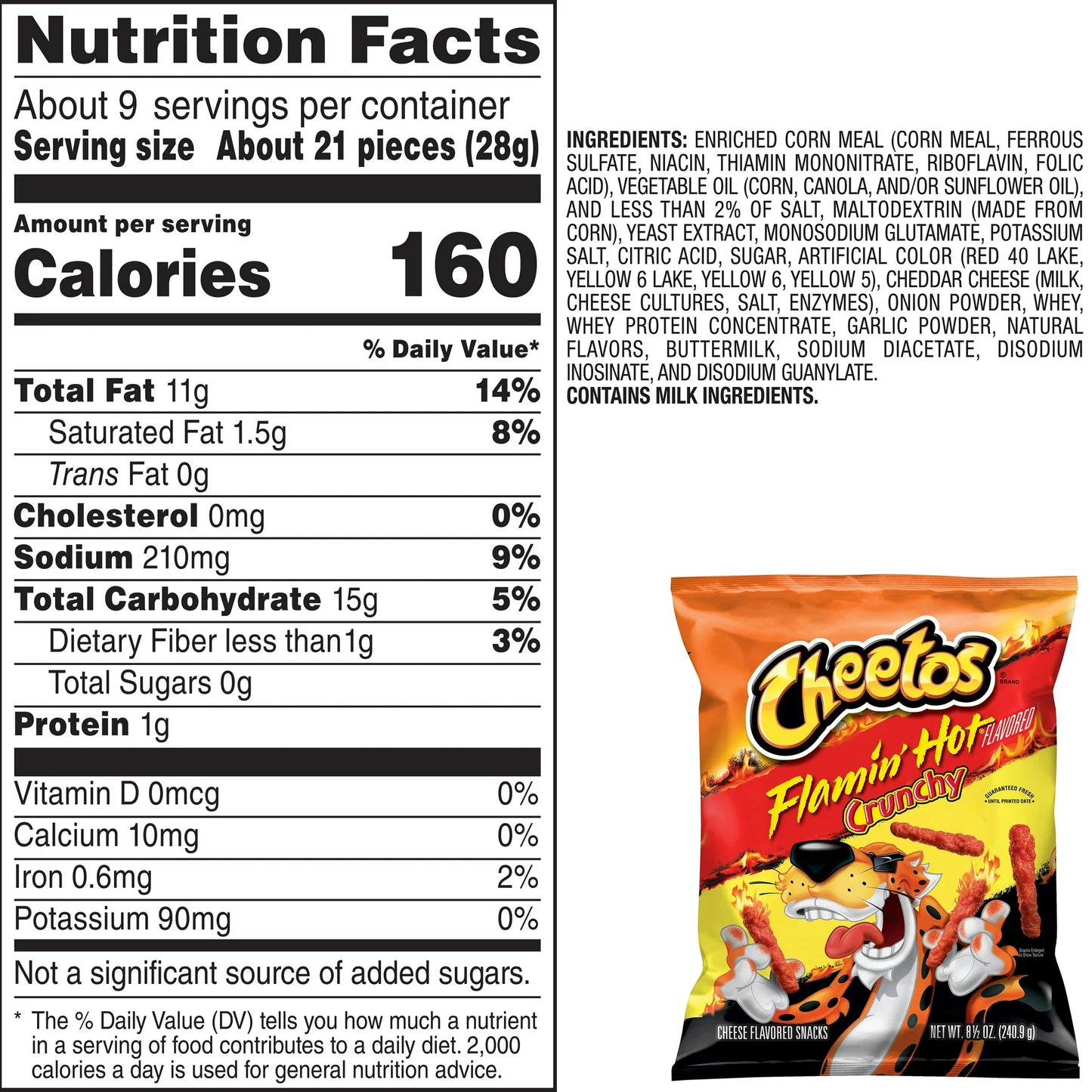 Cheetos Crunchy Cheese Flamin' Hot